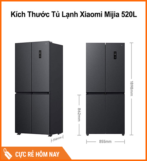 tủ lạnh xiaomi 520l