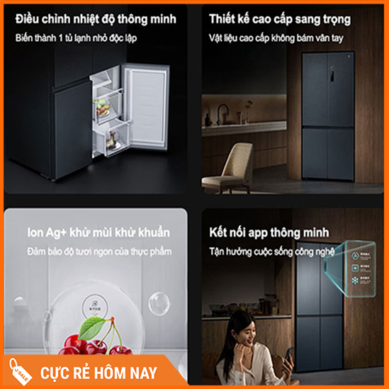 tủ lạnh xiaomi 606l