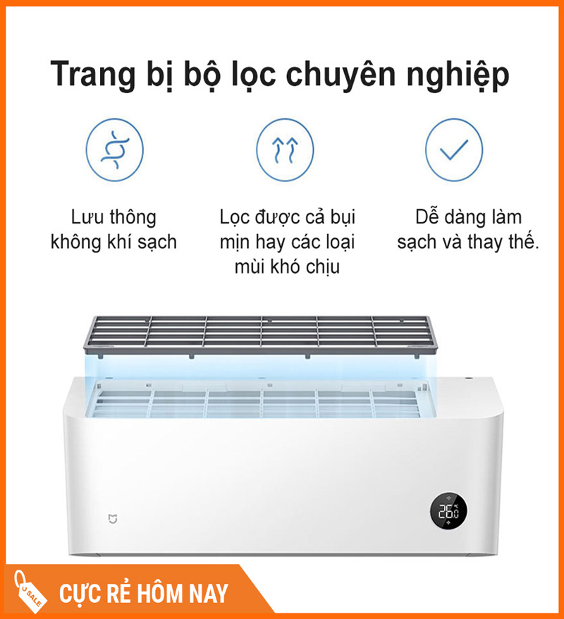 Điều Hòa Xiaomi 1 Chiều Inverter KF-26GW/C2A5 1HP 9000 BTU