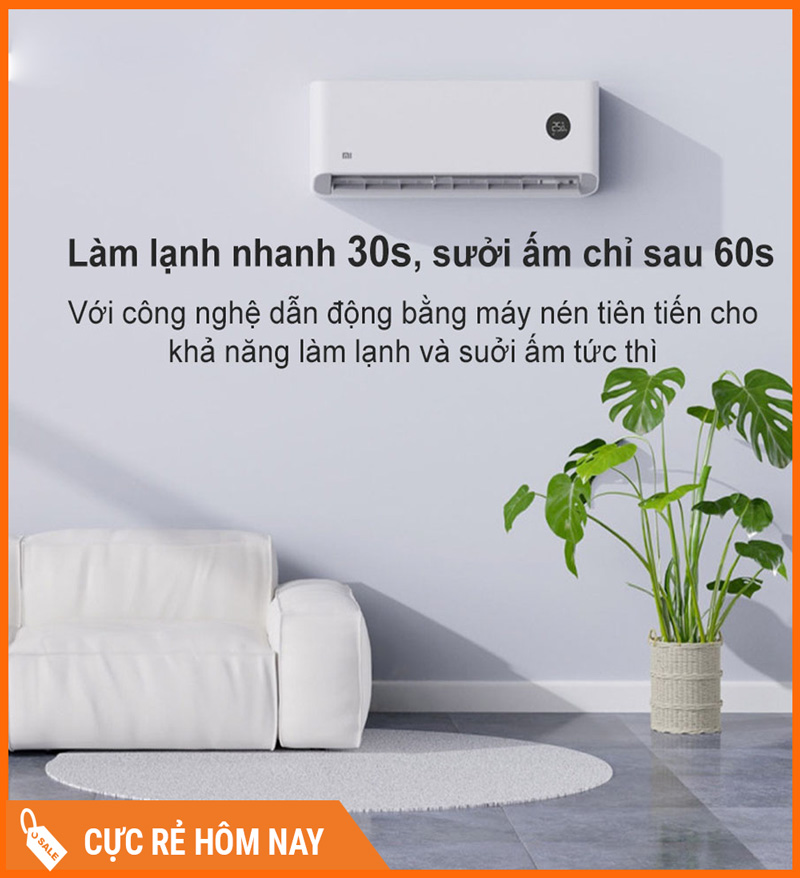 Điều Hòa 2 Chiều Xiaomi Inverter KFR-35GW/N1A1 1.5HP 12000 BTU