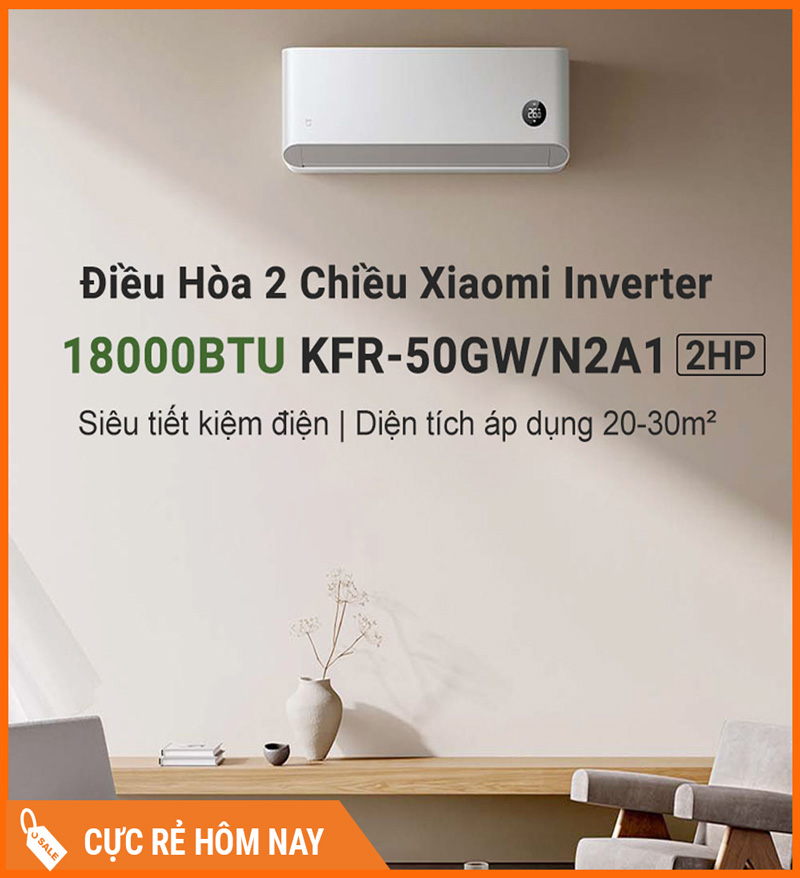 Điều Hòa 2 Chiều Inverter Xiaomi KFR-50GW/N2A1 2HP