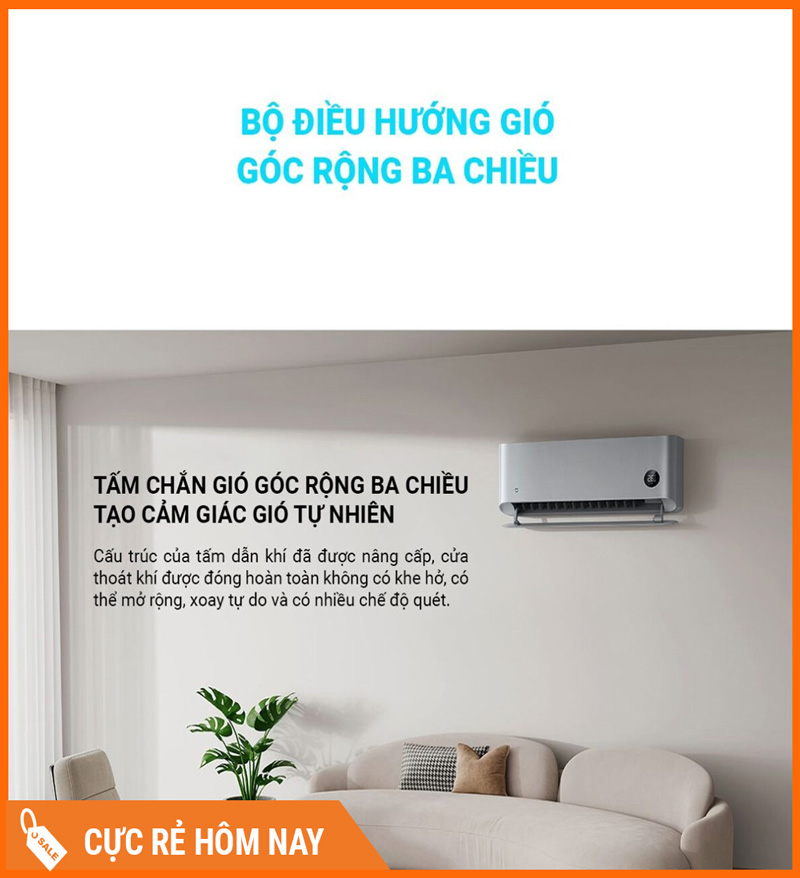 Điều Hòa 2 Chiều Xiaomi Inverter KFR-35GW/M3A1 1.5HP 12000 BTU
