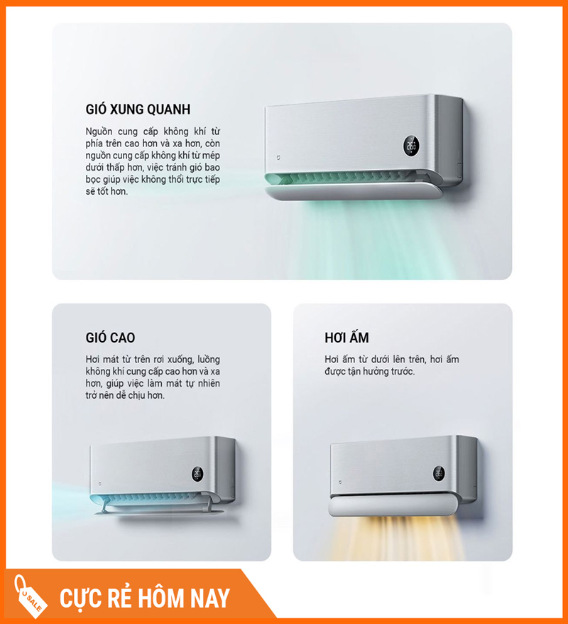 Điều Hòa 2 Chiều Xiaomi Inverter KFR-35GW/M3A1 1.5HP 12000 BTU