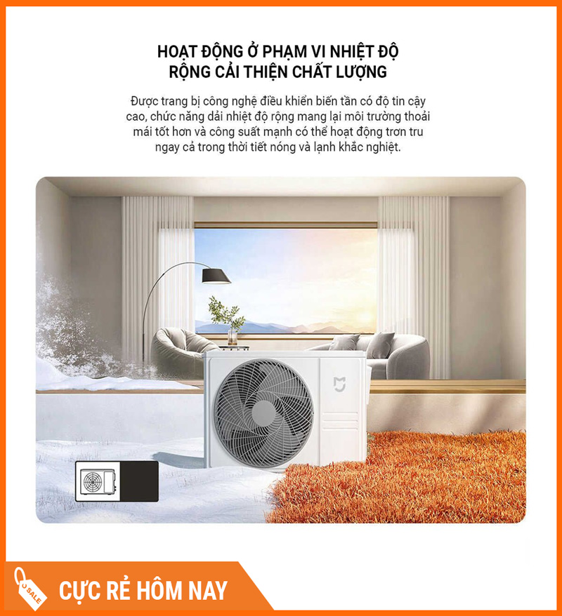 Điều Hòa 2 Chiều Xiaomi Inverter KFR-35GW/M3A1 1.5HP 12000 BTU