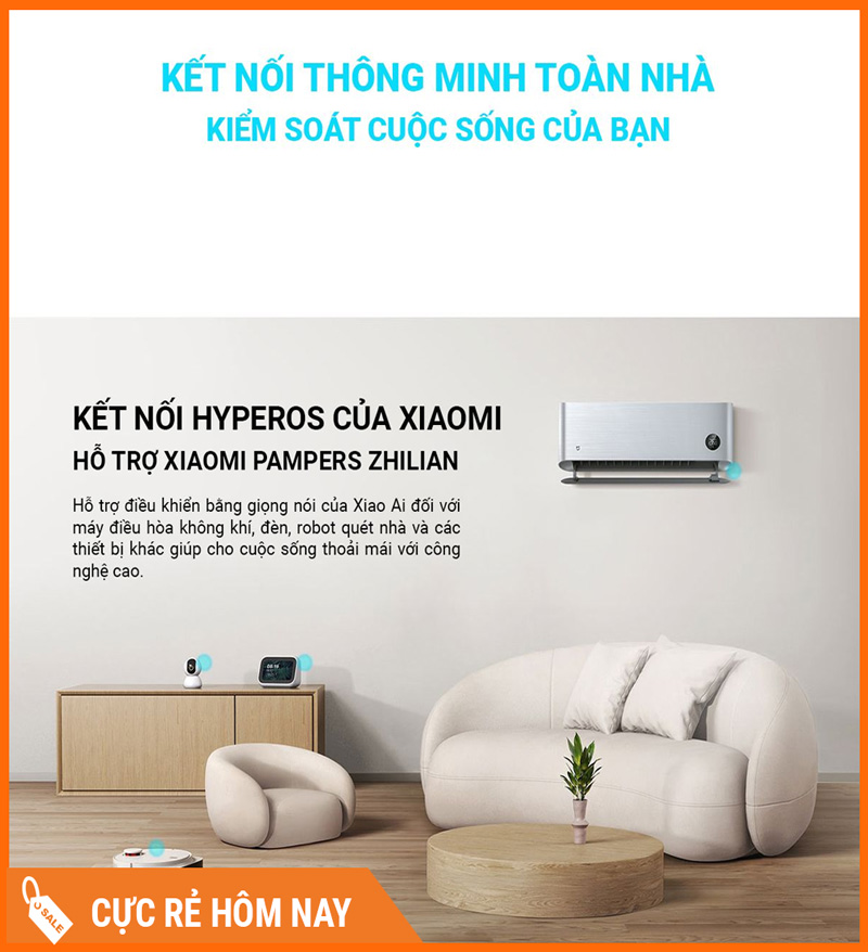 Điều Hòa 2 Chiều Xiaomi Inverter KFR-35GW/M3A1 1.5HP 12000 BTU