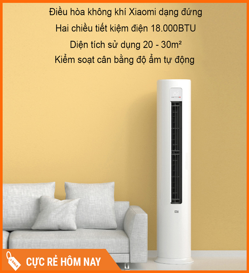 Điều Hòa Cây 2 Chiều Xiaomi Mijia KFR-51LW/N1A1 - Chính Hãng