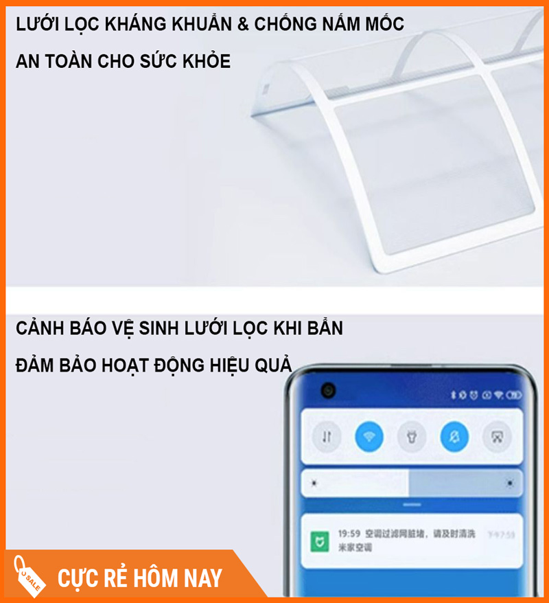 Điều Hòa Cây 2 Chiều Xiaomi Mijia KFR-51LW/N1A1 - Chính Hãng