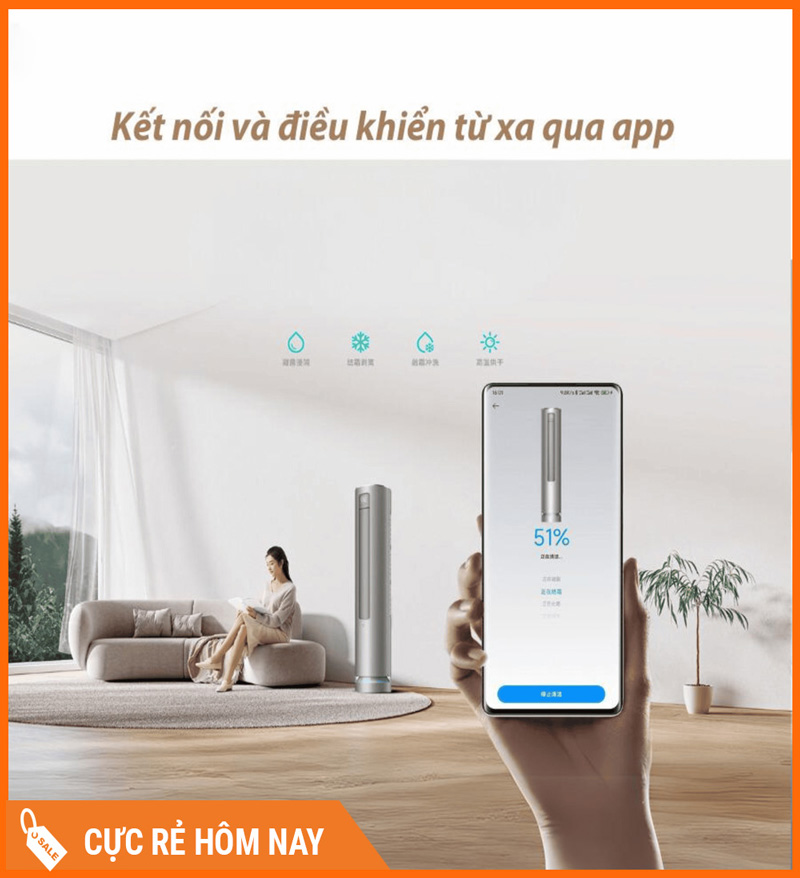 Điều Hòa Cây 2 Chiều Xiaomi Mijia KFR-72LW/F2A1 3HP
