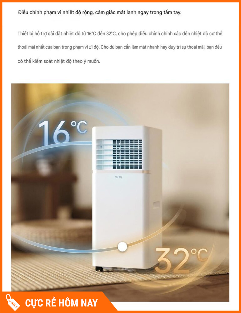 Điều Hòa Di Động Thông Minh MAX NWT 9000BTU 2026