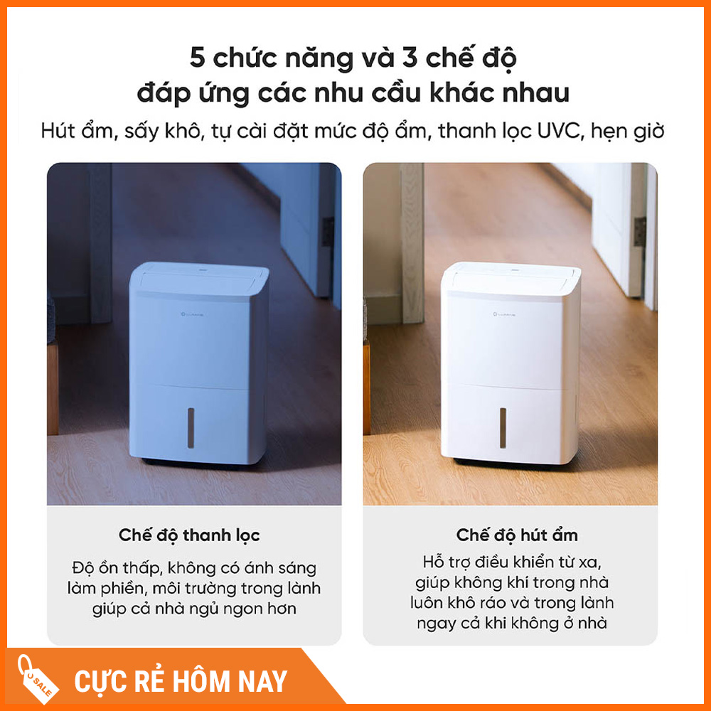 Máy Hút Ẩm Lumias D3 Plus 20L