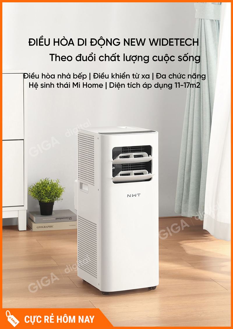 Quạt Điều Hòa Di Động New Widetech KY-26EAW2
