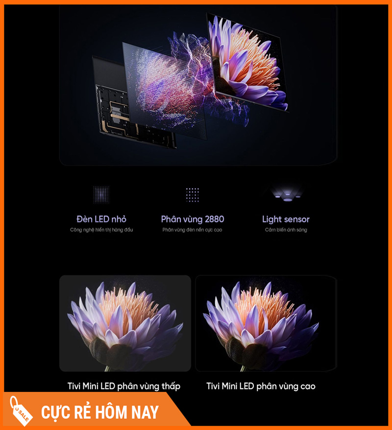 Tivi Xiaomi S Pro Mini LED 85 Inch – 240Hz Chính Hãng
