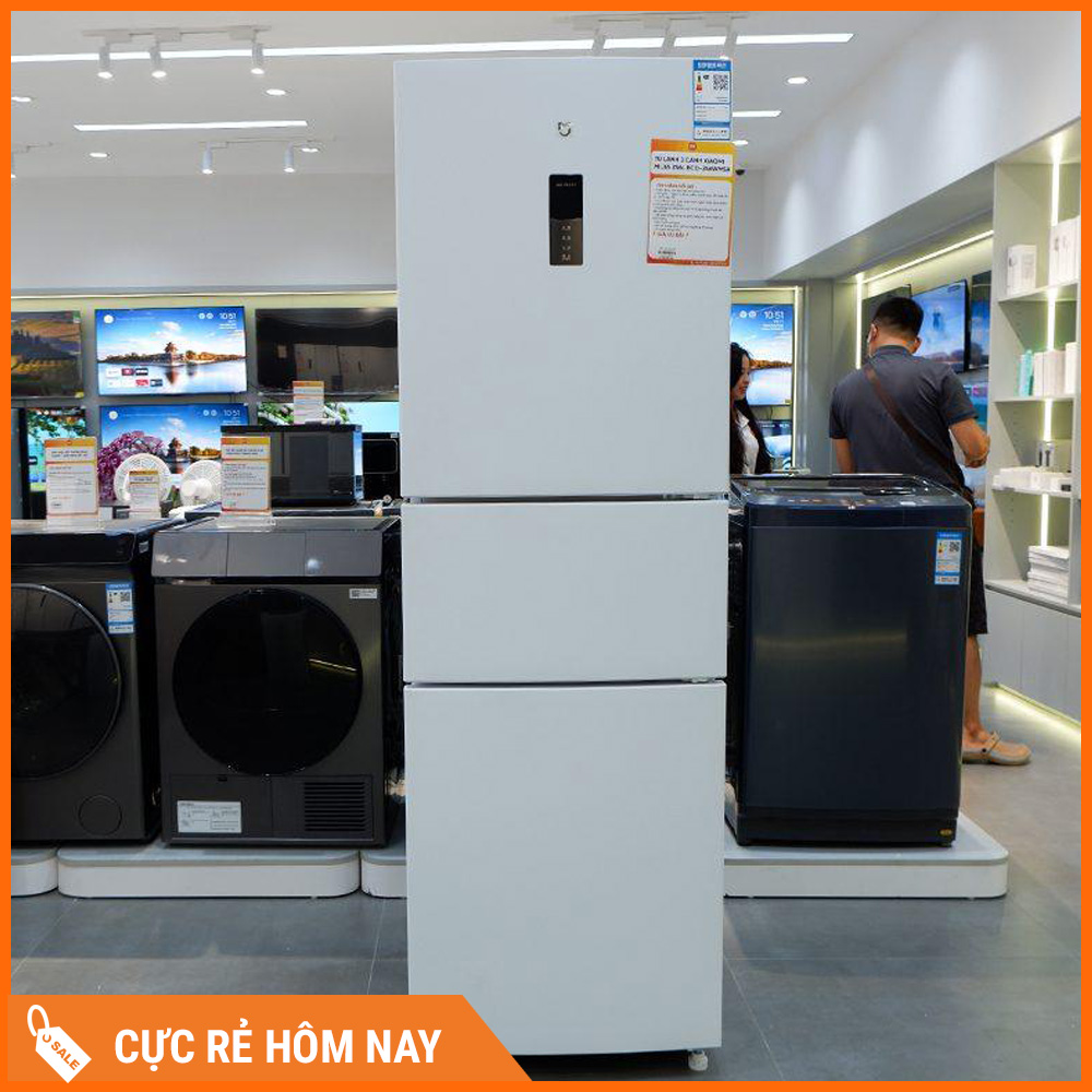 Tủ Lạnh Xiaomi Mijia 256L, 3 Cánh, Hạn Chế Đông Dính