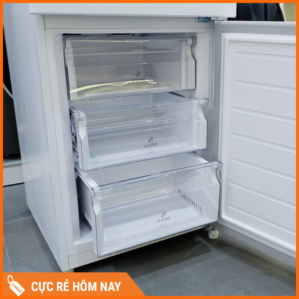 Tủ Lạnh Xiaomi Mijia 256L, 3 Cánh, Hạn Chế Đông Dính
