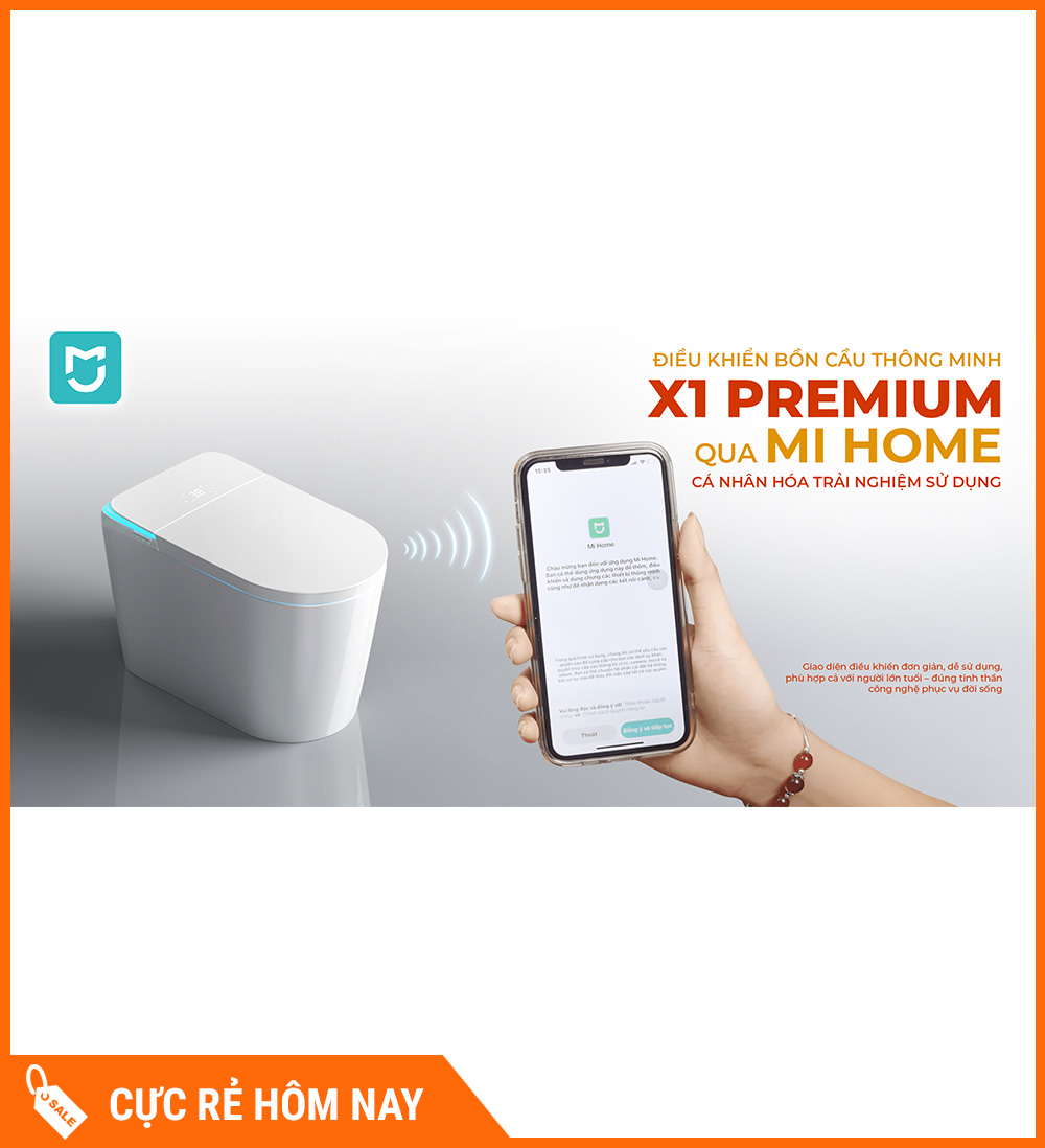 Bồn cầu thông minh Cao Cấp Xiaomi X1 Premium