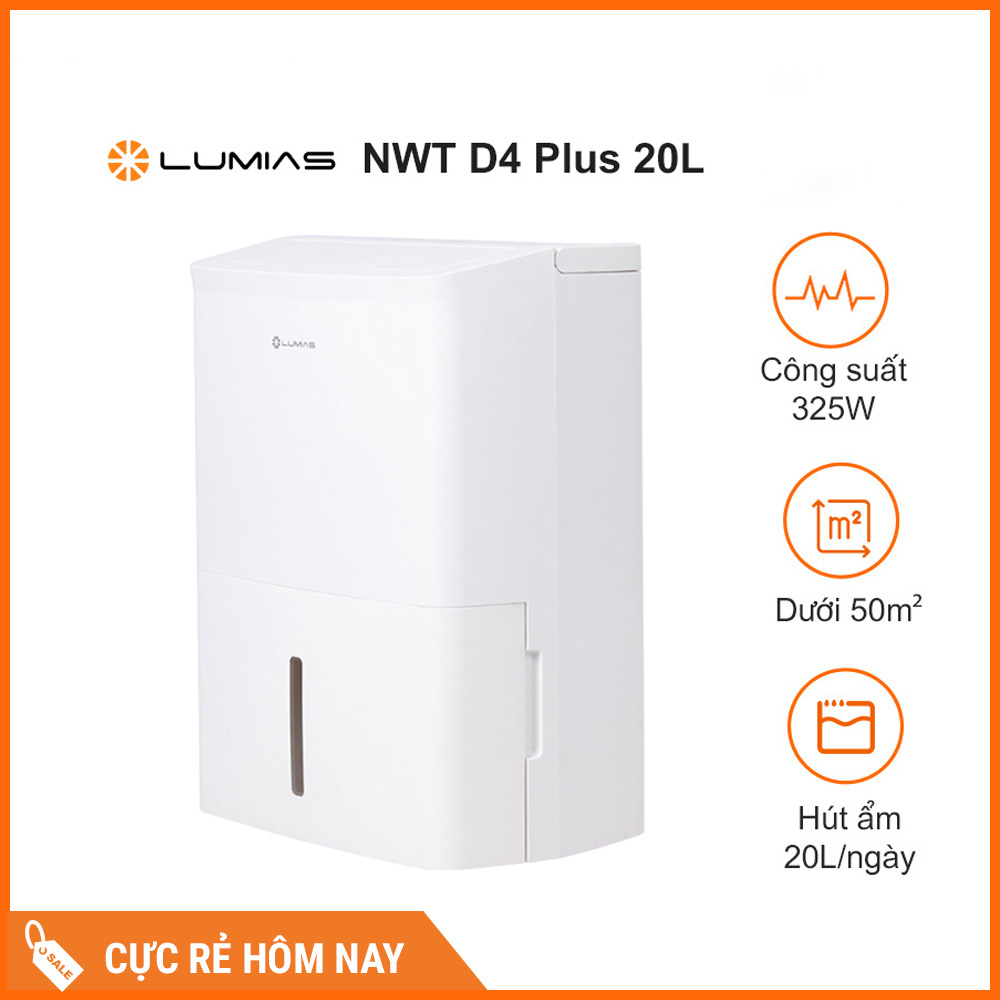 Máy Hút Ẩm Lumias NWT D4 Plus 20L