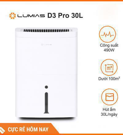 Máy Hút Ẩm Lumias D3 Pro 30L Giá Rẻ Chinh Hãng