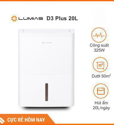 Máy Hút Ẩm Lumias D3 Plus 20L Giá Rẻ Chinh Hãng