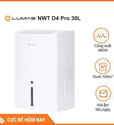 Máy Hút Ẩm Lumias NWT D4 Pro 30L Giá Rẻ Chinh Hãng